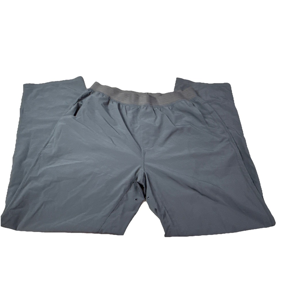 PRANA Breathe Activewear Pants Men's XL Nylon Polyester gray Lounge Pants 2j - Picture 6 of 9